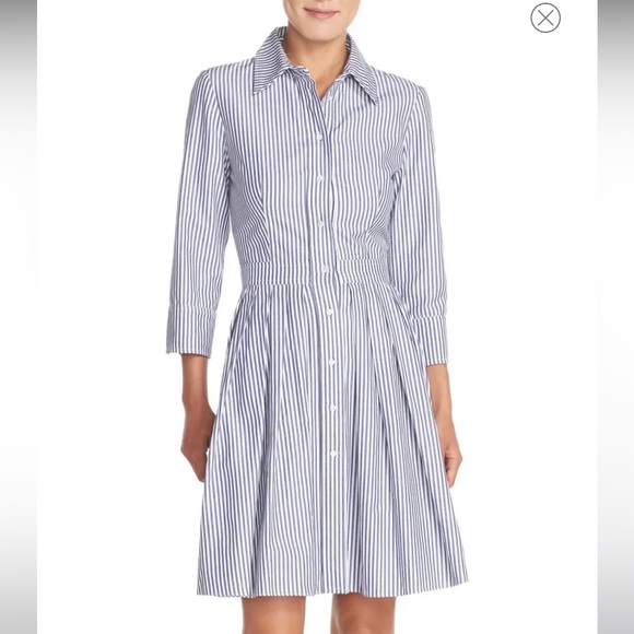 Eliza J Cotton Shirt Dress - Picture 2 of 4